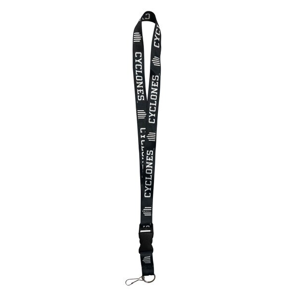 WinCraft 5-Bar Cyclones Black Lanyard
